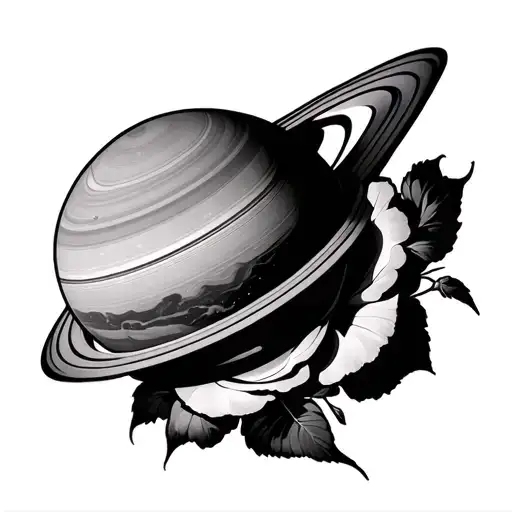 Saturn With Rosa
