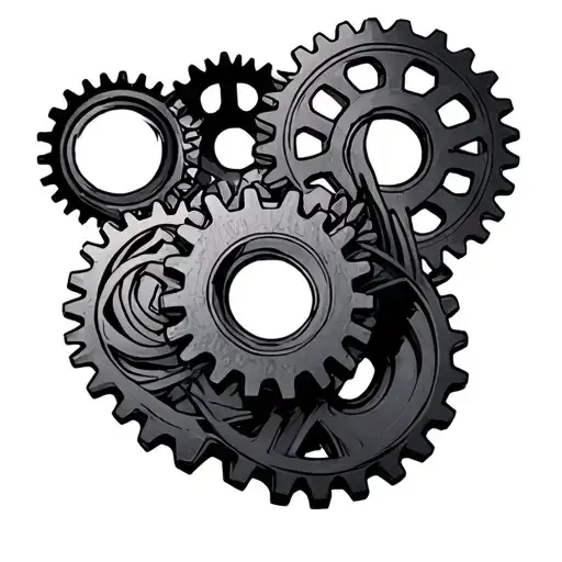 Tangled Gears Symbolizing The Client's