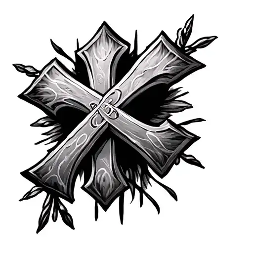 Cross Tattoo Design