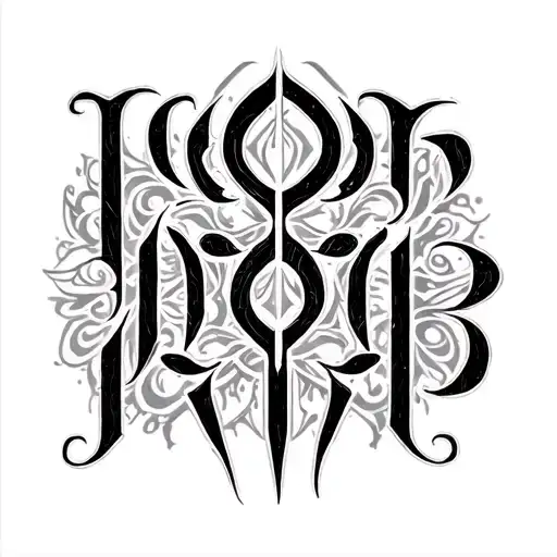 Two Word Ambigram Generator