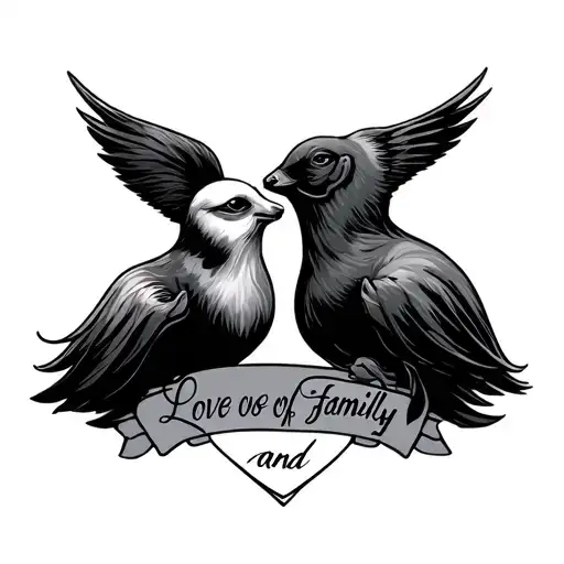 That Means Love Of Family And Hardness