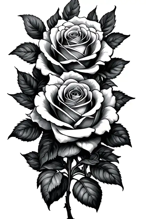 Astrological Sign Of Gemini With Growth Roses