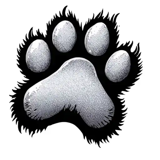Dog Paw Print