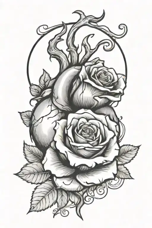 Heart Tha Looks Like Rose