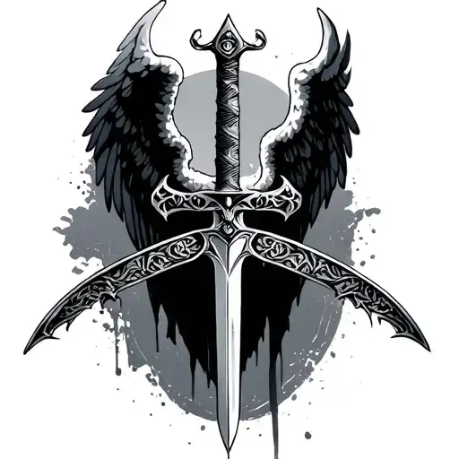Sword With Angel Wings