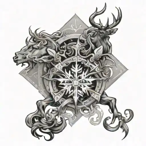 Snowflake Sagittarius And Fire