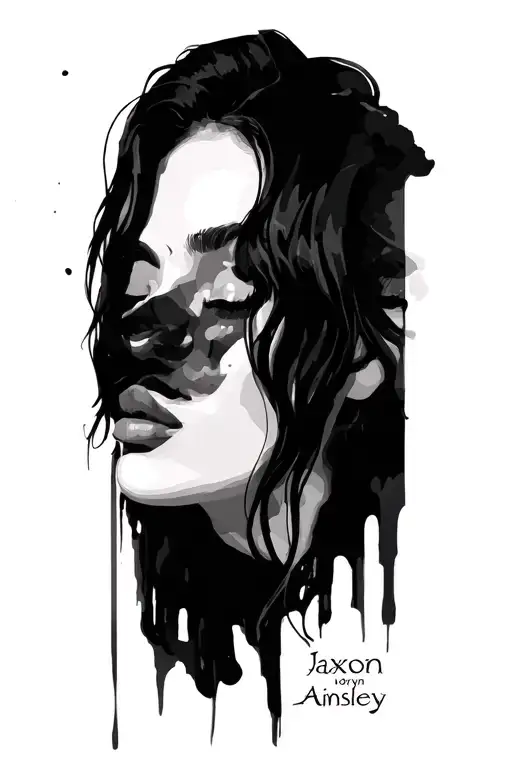 Abstract Representation With Names Jaxon Jordyn And Ainsley