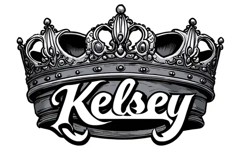 Name Kelsey With Crown
