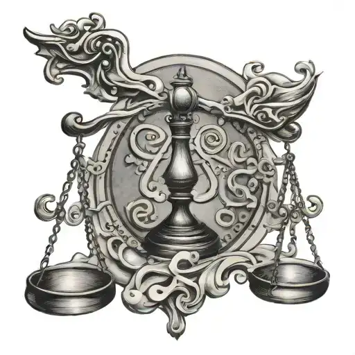 Libra Scale Just The Scale Balanced