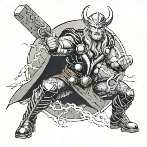 Thor With Lightning