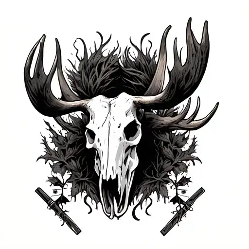Moose Skull
