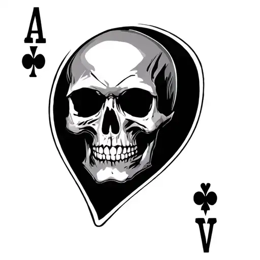 Jack Suit Card Skull