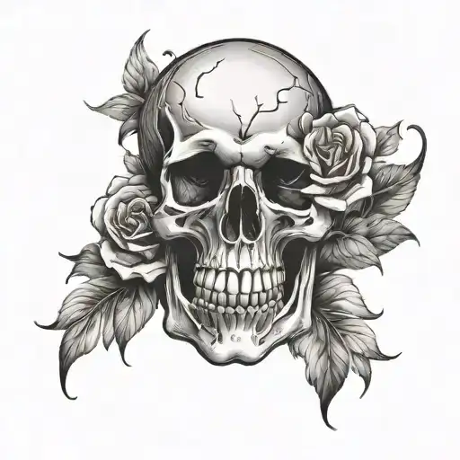 Skull And Roses