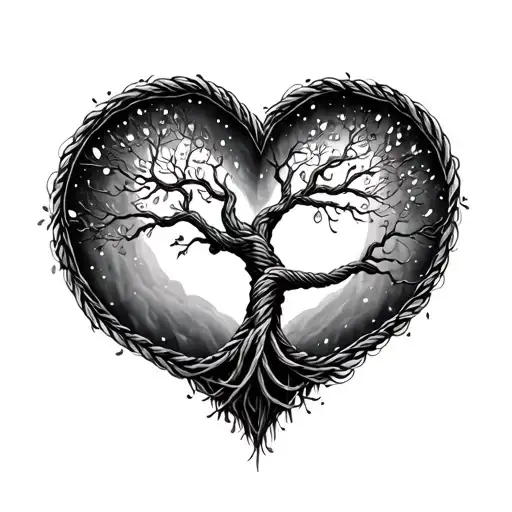 Tree Of Love With Rope