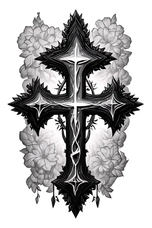 Christian Cross And Southern Cross