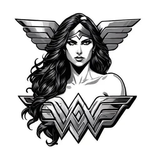 Wonder Woman Emblem Hispanic