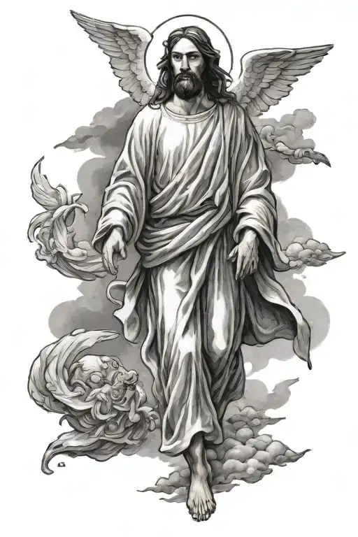 Jesus Walking To Heaven Something Angelic Something