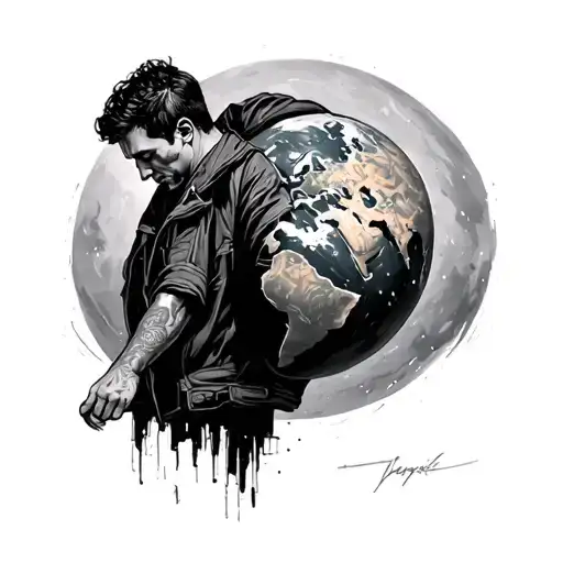 A Man Taking The World On