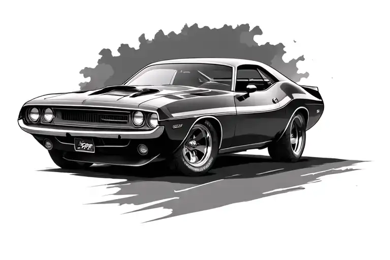 70S Challenger Muscle Car