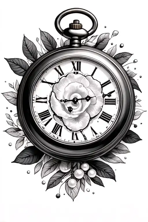Rosen Pearl Pocket Watch