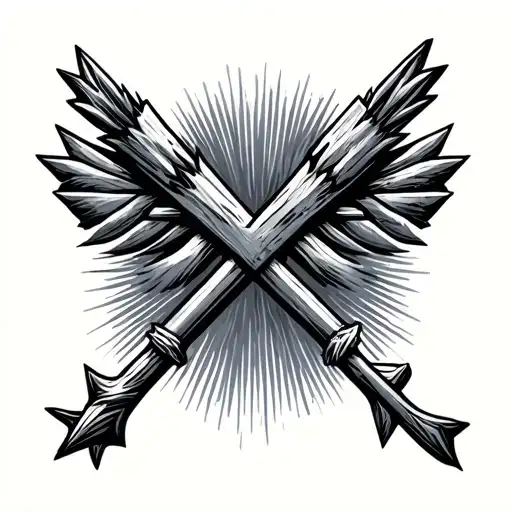 Crossing Arrows Crossing