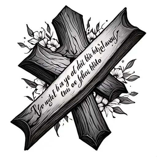 Cross With Bible Verse