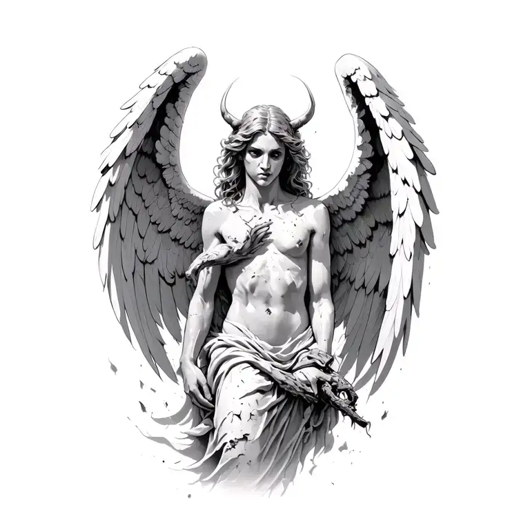 Angel Destroyed By Demon