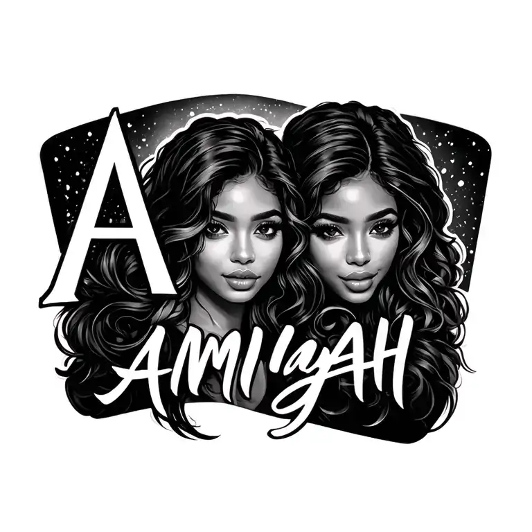 A Tattoo Of My Girlfriend Name Amiyah