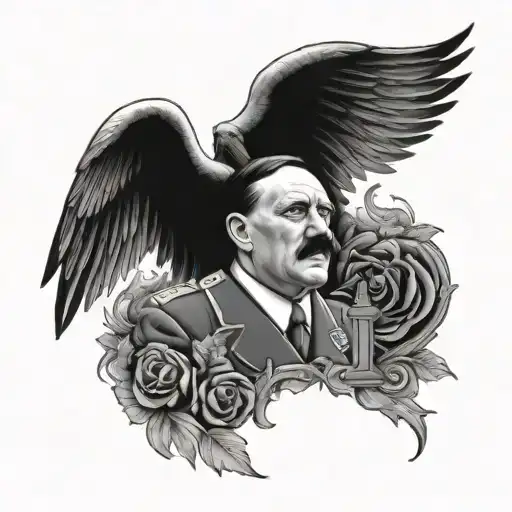 Hitler With Angel Wings