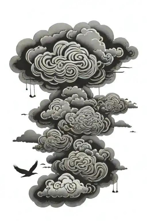 Clouds With Phrase