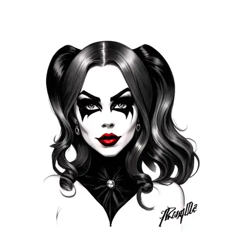 Harley Quinn Face