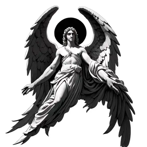 Symeterical Double Arch Angel Michael