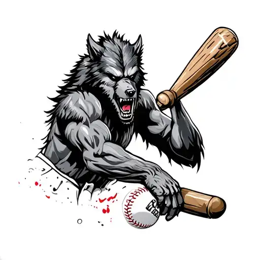 Baseball Werewolf