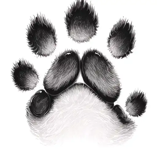 Dog Paw Print