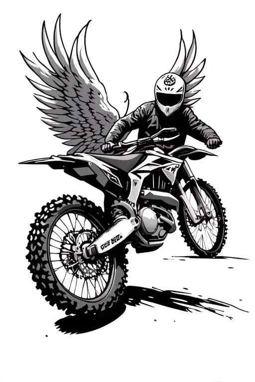 Dirtbike Riding To Heavens Gates