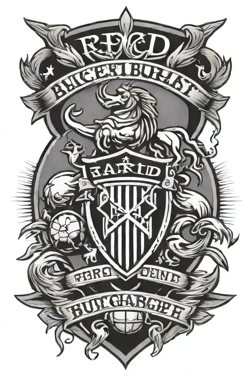 Rapid Bucharest Football Team Logo