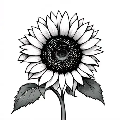 Paige Written With Sunflower Out End