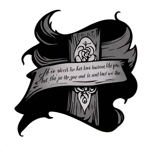 Cross With Bible Verse Incorporated