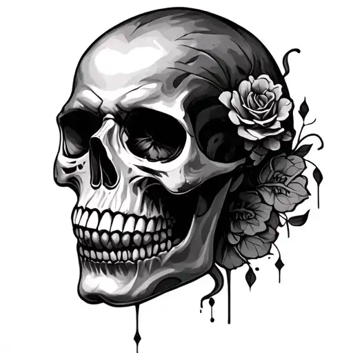 Pretty Skull Face
