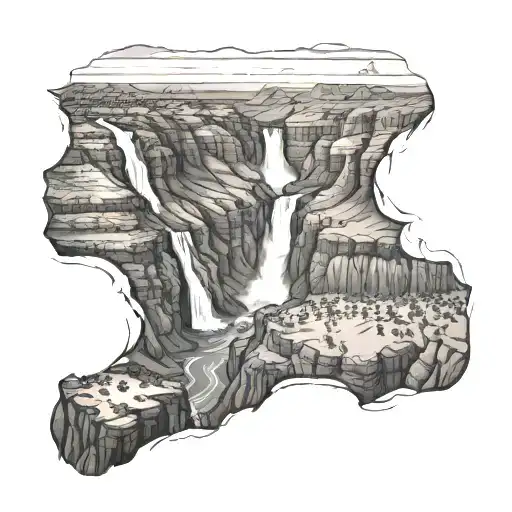 Grand Canyon And Niagra Falls
