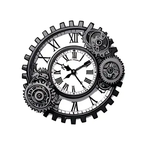 Fuck Cancer Clock Gears