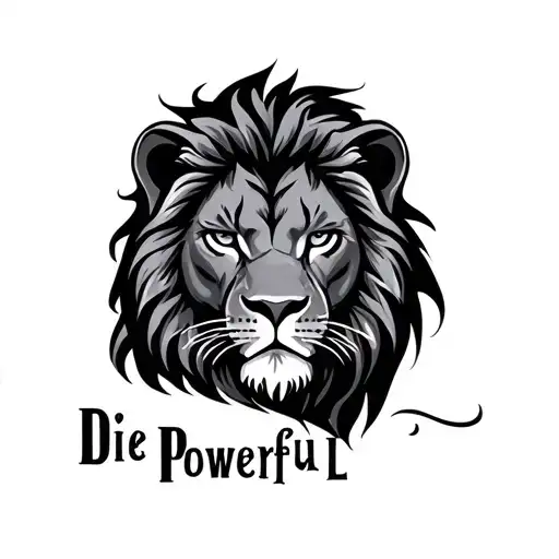 Quote Stating Die Powerful With A Small Lion