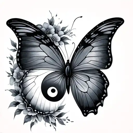 Yin Yang Butterfly
