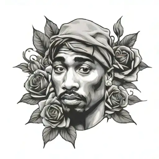 Tupac And Roses