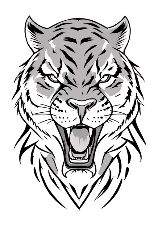 Black Panther Roaring