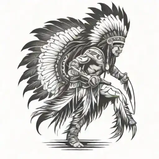 Native American Pow Wow Dancer