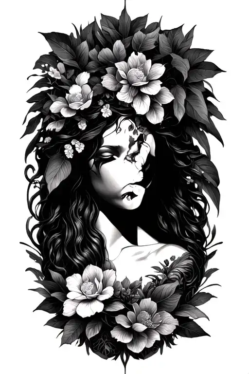 Garden Of Eden Fore Arm Tattoo But Dark