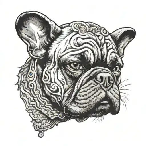 French Bulldog Angry Black Sheep