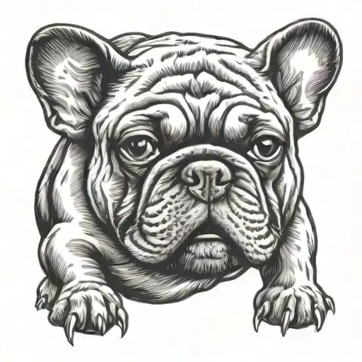 French Bulldog Angry Biting