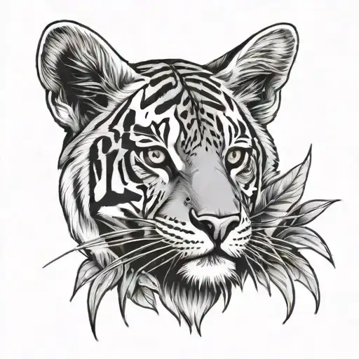 Tattoo Pack Big Thin Lines Drawn With Long Paws